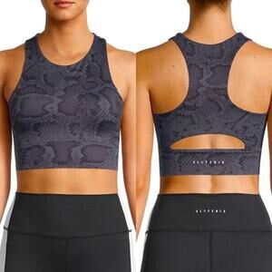 Anthropologie Allfenix Snakeskin Python Sports Bra Snake Print All Fenix Small